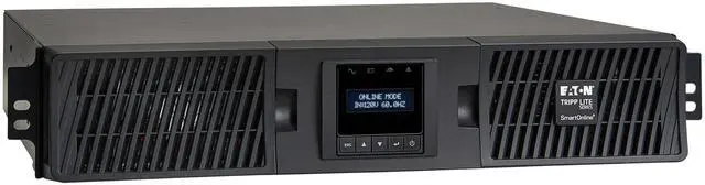 Main image of Tripp Lite SU1000RTXLCD2U Series SmartOnline 1000VA 900W 120V Double-Conversion Sine Wave UPS - 8 Outlets, Extended Run, Network Card Option, LCD, USB, DB9, 2U Rack/Tower - 2U Rack/Tower
