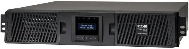 Alt view image 4 of 10 - Tripp Lite SU1000RTXLCD2U Series SmartOnline 1000VA 900W 120V Double-Conversion Sine Wave UPS - 8 Outlets, Extended Run, Network Card Option, LCD, USB, DB9, 2U Rack/Tower - 2U Rack/Tower