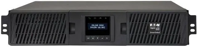 Alt view image 2 of 11 - Tripp Lite series SmartOnline 2000VA 1800W 120V Double-Conversion Sine Wave UPS - 7 Outlets, Extended Run, Network Card Option, LCD, USB, DB9, 2U Rack/Tower (SU220RTXLCD2U)