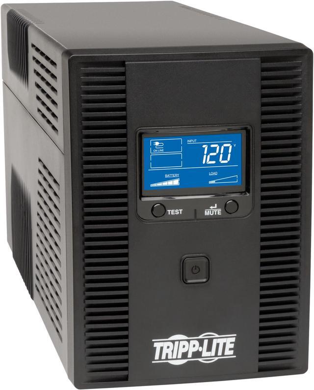 Tripp Lite by Eaton UPS SmartPro 550VA 300W 120V Line-Interactive UPS - 6 Outlets AVR USB Tower - Tower - 4 Hour Recharge - 4 Minute Stand-by - 120 V AC Input - 120 V AC Output - 3 x NEMA 5-15R, 3 x NEMA 5-15R