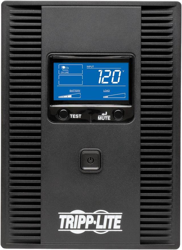 Alt view image 4 of 9 - Tripp Lite SMART1500LCDT Series SmartPro 1500VA 900W 120V Line-Interactive Sine Wave UPS - 8 Outlets, LCD, USB, Tower - 2.3 Minute Full Load - 5 x NEMA 5-15R - Surge-protected, 5 x NEMA 5-15R