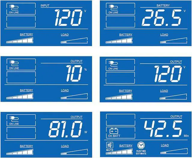Alt view image 5 of 7 - Tripp Lite OMNI1500LCDT Series OmniSmart 1500VA 810W 120V Line-Interactive UPS - 10 Outlets, AVR, USB, LCD, Tower - 1500 VA/810 W - 120 V ACTower - 10 x NEMA 5-15R