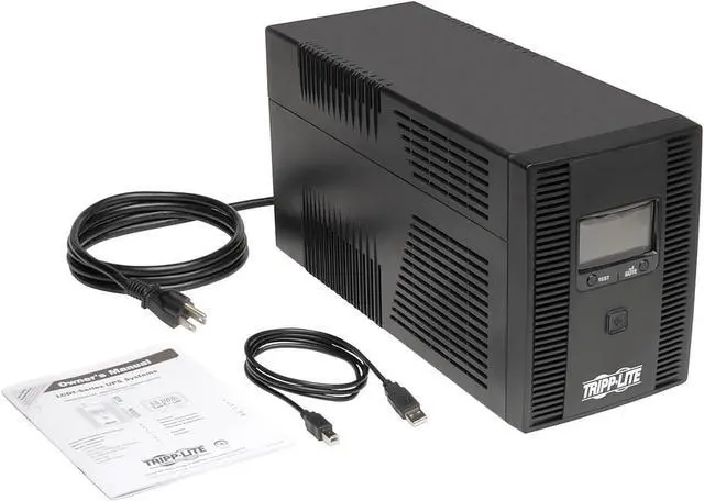 Alt view image 7 of 7 - Tripp Lite OMNI1500LCDT Series OmniSmart 1500VA 810W 120V Line-Interactive UPS - 10 Outlets, AVR, USB, LCD, Tower - 1500 VA/810 W - 120 V ACTower - 10 x NEMA 5-15R