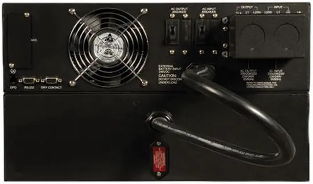 Alt view image 3 of 4 - Tripp Lite SU6000RT3UHVXL 6000VA 4200W UPS Smart Online Rackmount 6kVA 200V - 240V 6URM