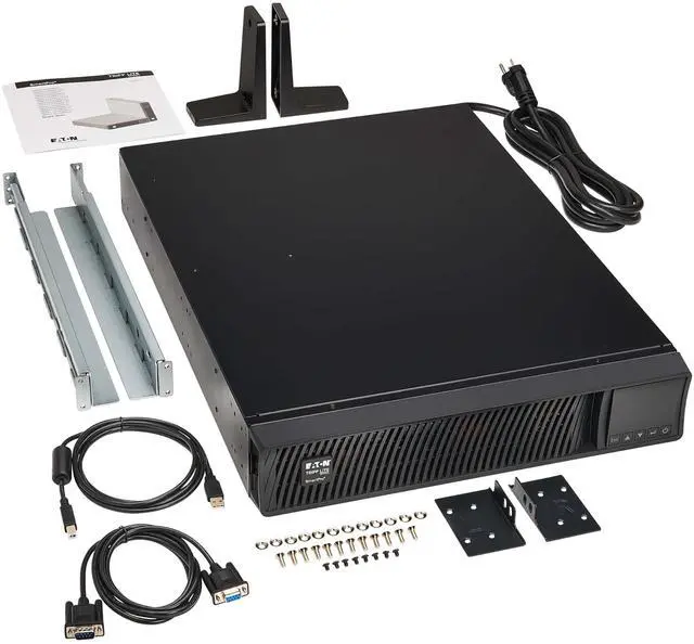 Alt view image 7 of 9 - Tripp Lite series SmartPro 1950VA 1950W 120V Line-Interactive Sine Wave UPS - 7 Outlets, Extended Run, Network Card Included, LCD, USB, DB9, ENERGY STAR V2.0, 2U Rack/Tower (SMART2200RMXLN)