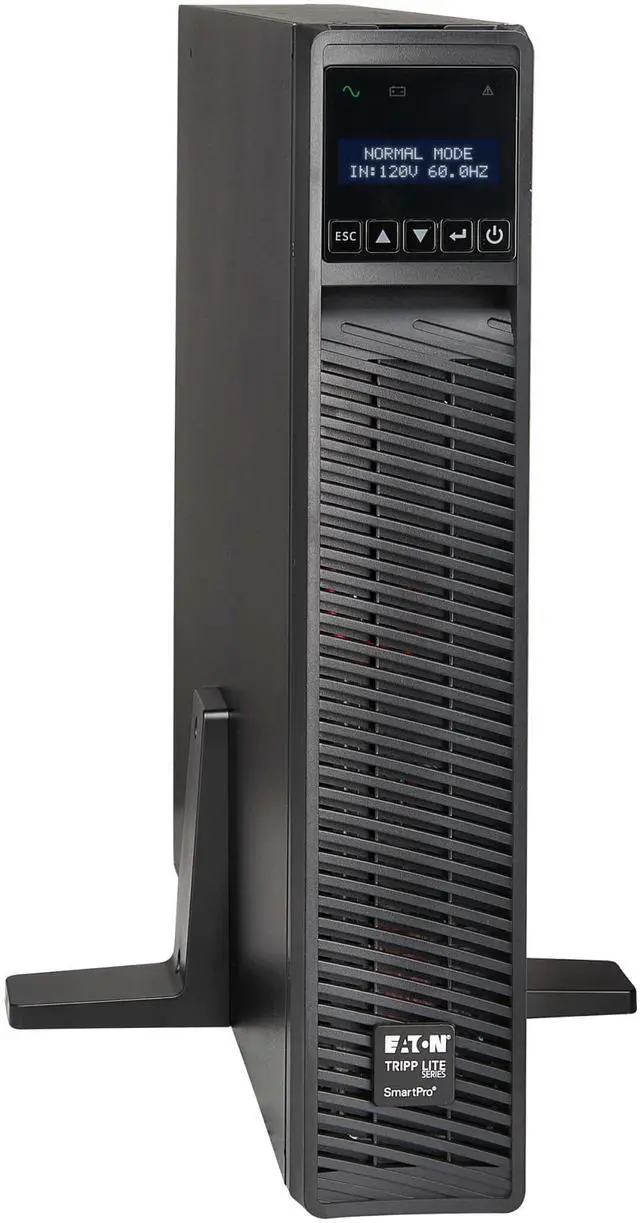 Alt view image 5 of 11 - Tripp Lite series SmartPro 3000VA 3000W 120V Line-Interactive Sine Wave UPS - 7 Outlets, Network Card Included, LCD, USB, DB9, 2U Rack/Tower (SMART3000RM2UN)