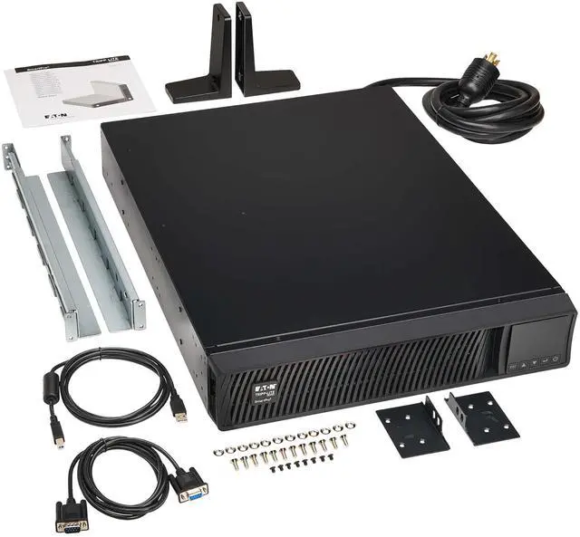 Alt view image 9 of 11 - Tripp Lite series SmartPro 3000VA 3000W 120V Line-Interactive Sine Wave UPS - 7 Outlets, Network Card Included, LCD, USB, DB9, 2U Rack/Tower (SMART3000RM2UN)