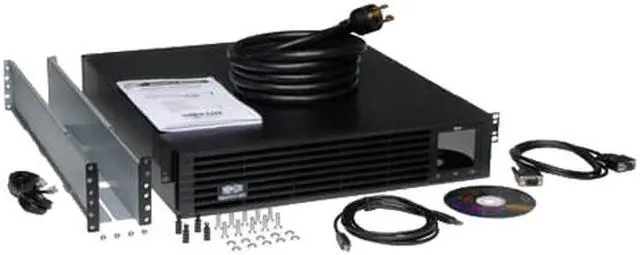 Alt view image 6 of 6 - Tripp Lite SmartPro 120V 3 kVA 2.88 kWatts Line-Interactive Sine Wave UPS, 2U Rack / Tower, Extended Run, Pre-installed WEBCARDLX Network Interface, LCD Display, USB, DB9 Serial (SMART3000RMXLN)