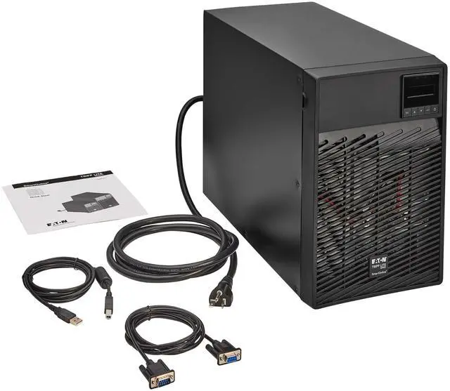 Alt view image 6 of 8 - Tripp Lite series SmartOnline 1960VA 1770W 120V Double-Conversion UPS - 7 Outlets, Extended Run, Network Card Option, LCD, USB, DB9, Tower (SU2200XLCD)