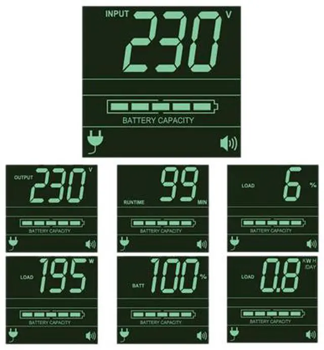 Alt view image 5 of 6 - TRIPP LITE SMX3000XLRT2UA 3000VA 2700W 9 Outlets SmartPro Line Interactive Sine Wave UPS, Extended-Run & SNMPWEBCARD options, 2U Rack/Tower