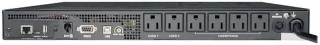Main image of Eaton Tripp Lite Series SmartPro 120V 1kVA 800W Line-Interactive Sine Wave UPS, 1U Rack/Vertical, WEBCARDLX Network Interface, USB, DB9, 6 Outlets - 1000 VA/800 W - 120 V AC - 4 Minute Stand-by Time - 1U Rack-mountable