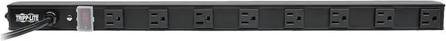 Main image of Tripp Lite 8-Outlet Vertical Power Strip, 120V, 15A, NEMA 5-15P, 15 ft. Cord, 24 in., Black Housing (PS2408B)