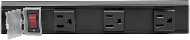Main image of Tripp Lite 12-Outlet Vertical Power Strip, 120V, 15A, NEMA 5-15P, 15 ft. Cord, 36 in., Black Housing (PS3612B)