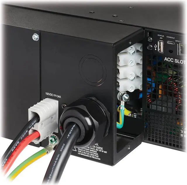 Alt view image 5 of 8 - TRIPP LITE SU6KRT3UTF 6000 VA 6000W 18 Outlets 208/240V On-Line UPS, Unity Power Factor with 120V Transformer, Hardwire/L6-30P Input