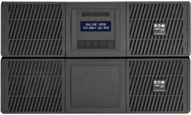 Main image of Eaton Tripp Lite SU5000RTF SmartOnline 5000VA 4500W 120/208V Online Double-Conversion UPS with Stepdown Transformer - 18 5-20R, 2 L6-20R and 1 L6-30R Outlets, L6-30P Input, Network Card Included