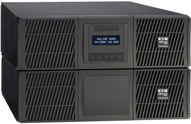 Alt view image 2 of 4 - Eaton Tripp Lite SU5000RTF SmartOnline 5000VA 4500W 120/208V Online Double-Conversion UPS with Stepdown Transformer - 18 5-20R, 2 L6-20R and 1 L6-30R Outlets, L6-30P Input, Network Card Included