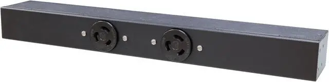 Alt view image 2 of 3 - Minuteman OEPD202L620HVHW 208VAC, 20-amp capacity, generic power distribution unit (PDU) w/o Minuteman label, (2) front/(0) back NEMA L6-20R outlets, 6-foot input cord with hardwire connection, 1U/0U horizontal or vertical mounting, UL 6236