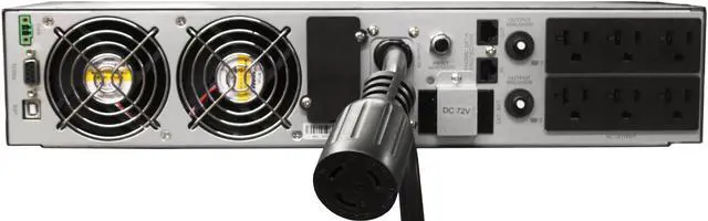 Alt view image 3 of 3 - Minuteman EC1500RTXL2U Encompass Series: high-end, true sine wave, Extended Runtime, Online UPS, rack/tower, 1500VA/1350W, 120V, power factor 0.9, (6) Controllable 5-15R Battery & Surge-protected