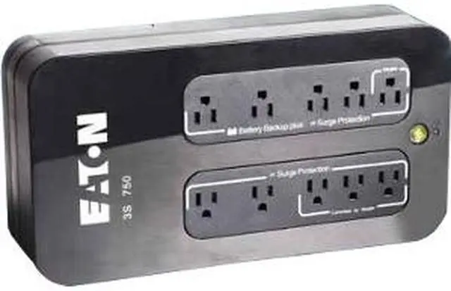 Alt view image 3 of 3 - EATON 3S550 550 VA 330 Watts 8 Outlets UPS