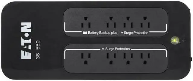 Alt view image 2 of 3 - EATON 3S550 550 VA 330 Watts 8 Outlets UPS
