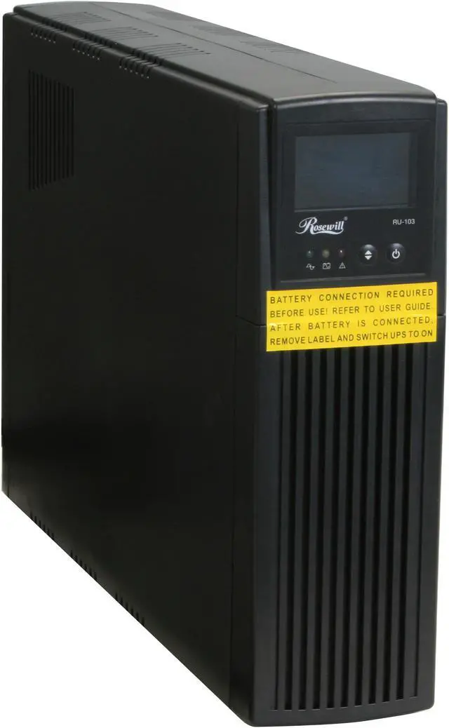 Alt view image 3 of 8 - Rosewill RU-103 1500 VA 900W 8 Outlets UPS
