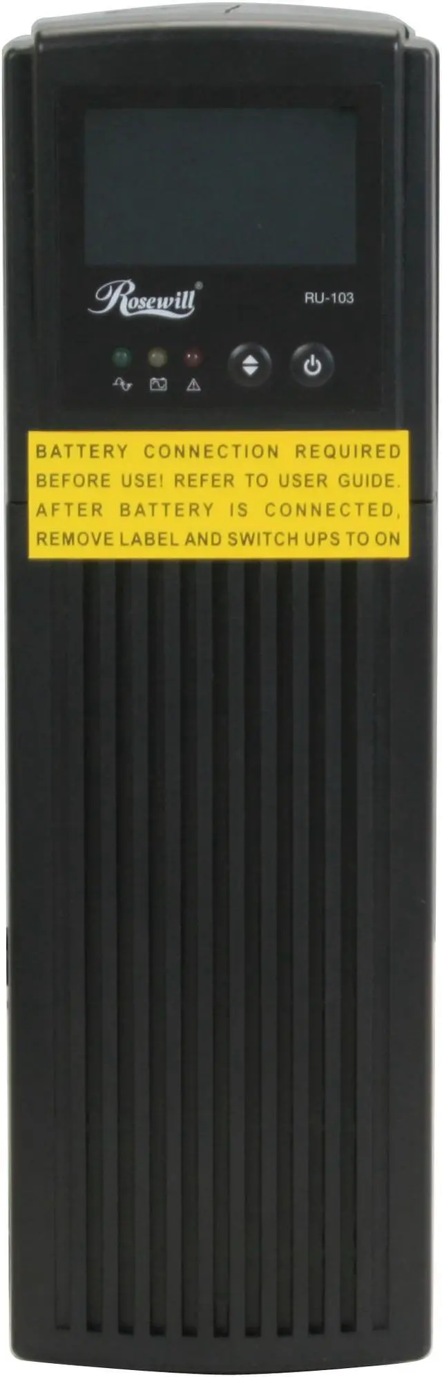 Alt view image 2 of 8 - Rosewill RU-103 1500 VA 900W 8 Outlets UPS