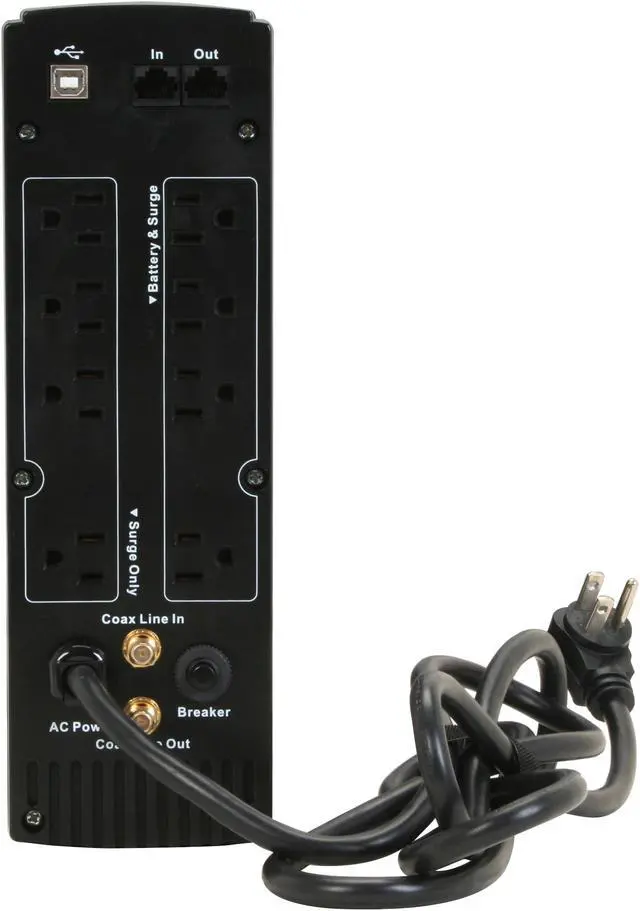 Alt view image 5 of 8 - Rosewill RU-103 1500 VA 900W 8 Outlets UPS