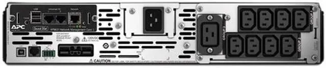 Alt view image 3 of 4 - APC SMX3000RMHV2UNC  Smart-UPS X 3000VA Rack/Tower Mountable UPS with Network Card