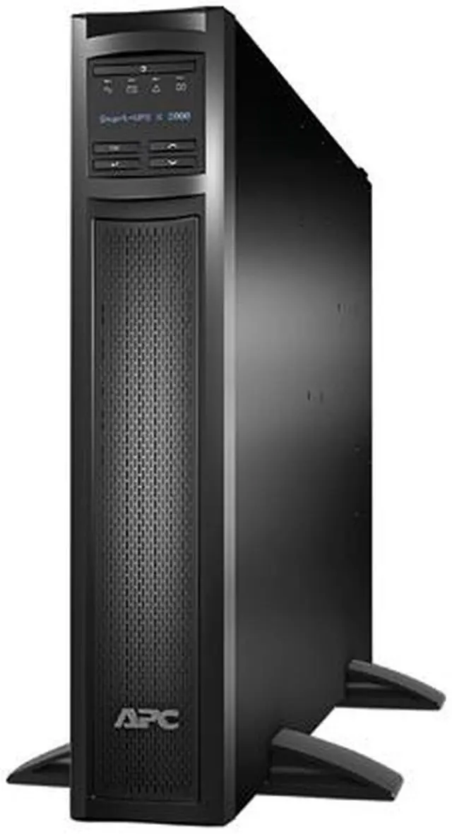 Alt view image 3 of 6 - APC SMX2000RMLV2UNC UPS, 2000 VA Smart-UPS Sine Wave UPS Battery Backup with Extended Run Option, Network Management Card, 2U Rackmount/Tower Convertible, Line-Interactive, 120V