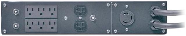 Alt view image 2 of 2 - APC SBP3000RM2U Service Bypass Panel- 100-120V; 30A; BBM; L5-30P input; (2) 5-20R (6) 5-15R output