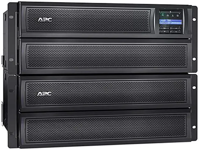 Alt view image 9 of 9 - APC UPS, 3000 VA Smart-UPS Sine Wave, Short Depth UPS Battery Backup with Extended Run Option, Tower/4U Rack Convertible, Line-Interactive, 208V (SMX3000HVT)
