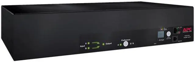 Alt view image 3 of 4 - APC AP7731 Switched 30A 8 ft Rack-mount Transfer Switches