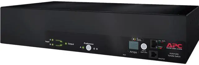 Main image of APC AP7731 Switched 30A 8 ft Rack-mount Transfer Switches