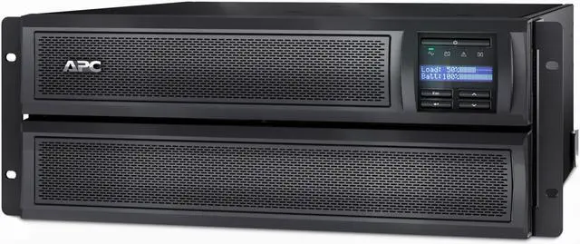 Alt view image 3 of 5 - APC Smart-UPS X 3000VA, 208/230V, LCD, rackmount, 4U, 8x IEC 320 C13 & 2x IEC Jumpers & 2x IEC 320 C19 outlets