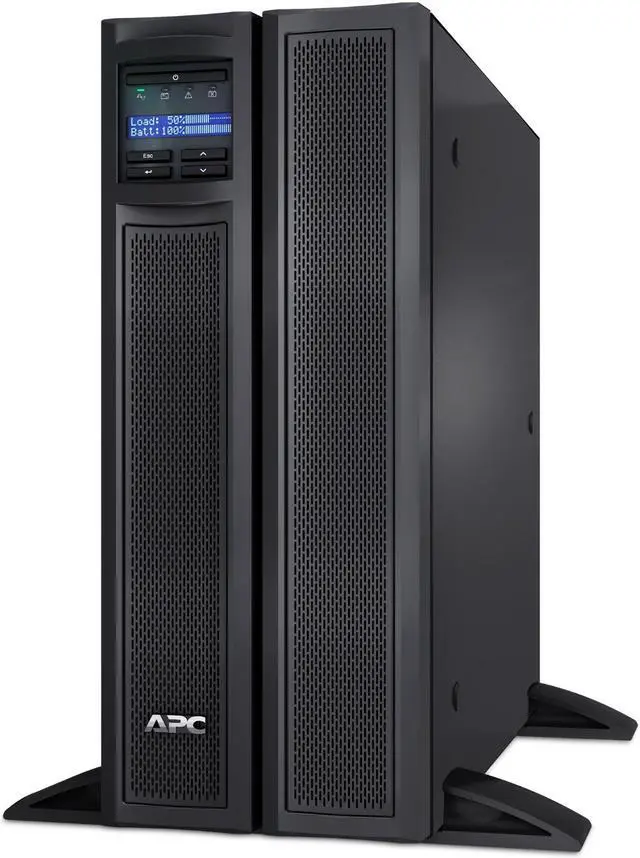 Alt view image 5 of 5 - APC Smart-UPS X 3000VA, 208/230V, LCD, rackmount, 4U, 8x IEC 320 C13 & 2x IEC Jumpers & 2x IEC 320 C19 outlets
