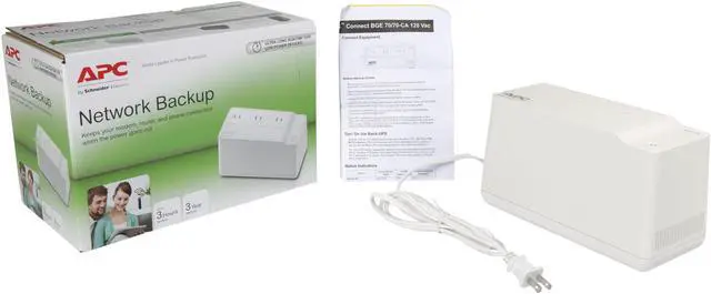 Alt view image 5 of 4 - APC Back-UPS Connect BGE70 125 VA 75 Watts 3 Outlets UPS