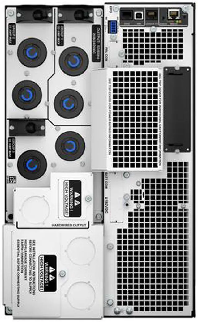 Alt view image 6 of 6 - APC Smart-UPS On-Line SRT8KXLT 8000 VA 8000 W 7 Outlets UPS