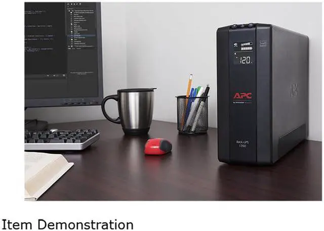 Alt view image 5 of 5 - APC BX1350M Back-UPS Pro 1350 VA 810 Watts 10 Outlets Uninterruptible Power Supply (UPS)