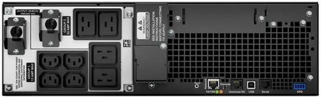Alt view image 5 of 6 - APC SRT5KRMXLT-IEC 5000 VA 4250 Watts 208V Smart-UPS On-Line