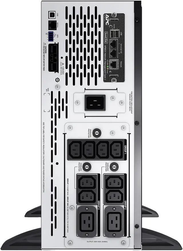 Alt view image 4 of 8 - APC Smart-UPS 2.2kVA Tower/Rack Mountable UPS