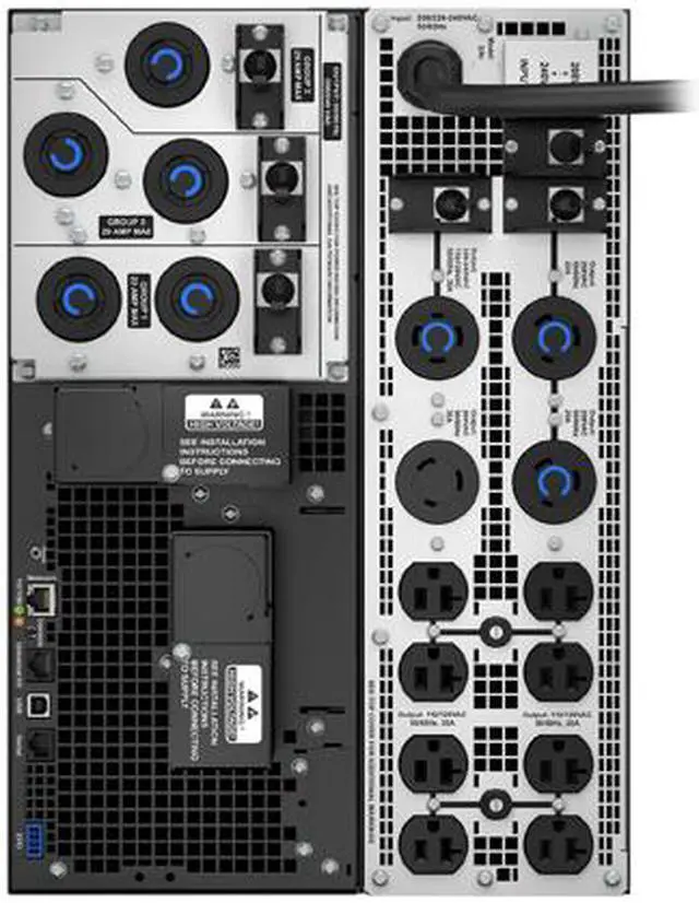 Alt view image 3 of 3 - APC SRT6KXLT-5KTF Smart-UPS SRT 6000 VA with 208 / 240V to 120V Step-Down Transformer