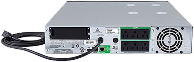 Alt view image 4 of 4 - APC SMT1500RM2UC 1440 VA 1000 Watts 120V 6 Outlets Pure Sinewave Smart-UPS with SmartConnect (Replaces SMT1500RM2U)