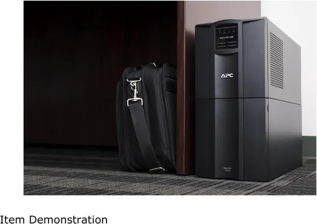 Alt view image 3 of 3 - APC SMT2200C Smart-UPS, Line Interactive, 2200VA, Tower, 120V, 8x NEMA 5-15R+2x NEMA 5-20R outlets, SmartConnect Port+SmartSlot, AVR, LCD-2U Tower-3 Hrs Recharge - 10.10 Minute Stand-by - 120 V Input