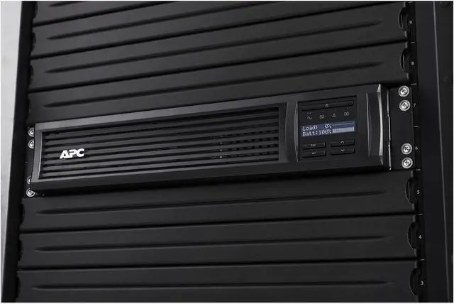 Alt view image 5 of 6 - APC SMT2200RM2UC Smart-UPS, Line Interactive, 2200VA, Rackmount 2U, 120V, 6x NEMA 5-15R+2x NEMA 5-20R outlets, SmartConnect Port+SmartSlot, AVR, LCD