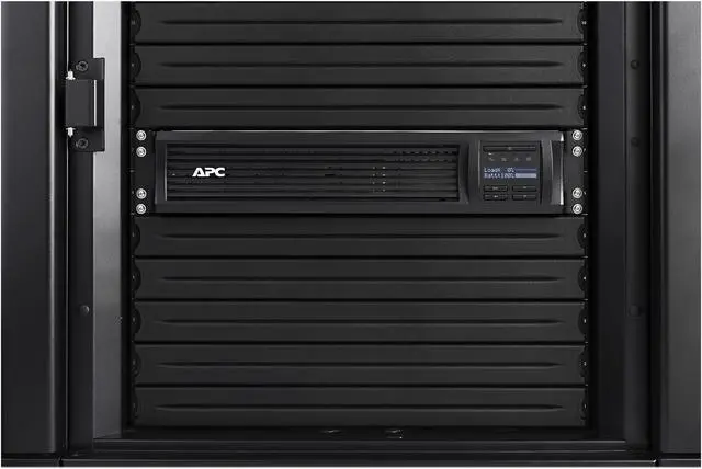 Alt view image 6 of 6 - APC SMT2200RM2UC Smart-UPS, Line Interactive, 2200VA, Rackmount 2U, 120V, 6x NEMA 5-15R+2x NEMA 5-20R outlets, SmartConnect Port+SmartSlot, AVR, LCD