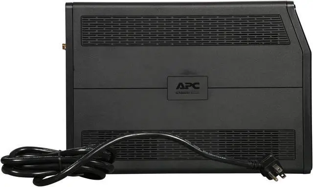 Alt view image 7 of 9 - APC BR1350MS Back-UPS Pro, 1350VA/810W, Tower, 120V, 10x NEMA 5-15R outlets, Sine Wave, AVR, USB Type A + C ports, LCD, User Replaceable Battery - Tower-16 Hour Recharge - 3.30 Minute Stand-by