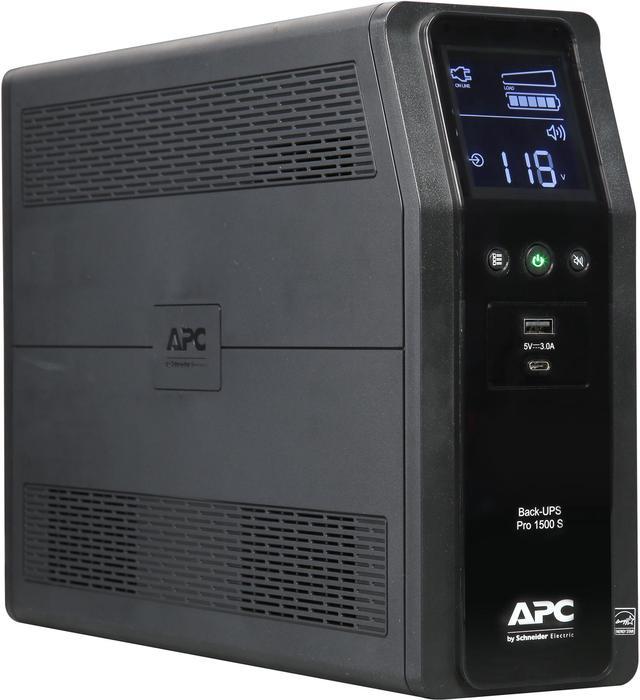 APC Back-UPS Pro 1500VA Battery Backup/Surge Protector with 6