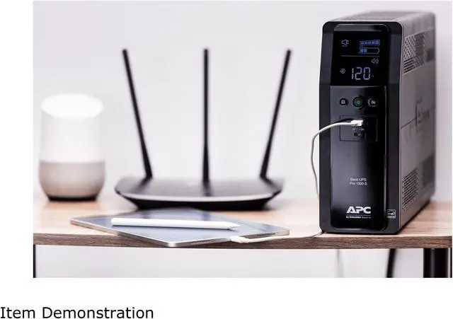 Alt view image 10 of 12 - APC BR1500MS2 Back-UPS Pro 1500VA/900W, Tower, 120V, 10x NEMA 5-15R outlets, AVR, USB Type A + C ports, LCD, User Replaceable Battery -Tower - AVR - 16 Hour Recharge -4.10 Minute Stand-by -120 V Input