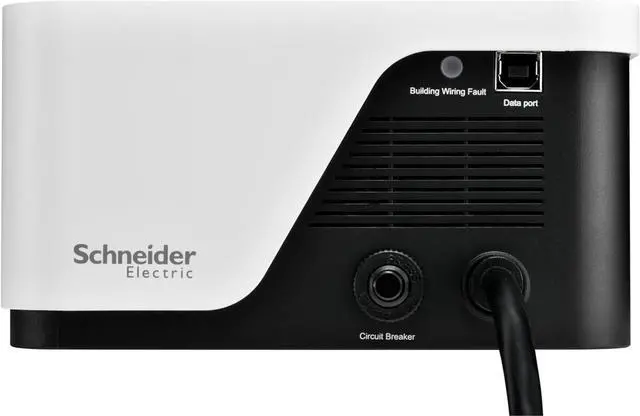 Alt view image 4 of 11 - APC BE1050G3 Back-UPS, 1050VA/600W, Floor/Wall Mount, 120V, 8x NEMA 5-15R outlets, USB Type A + C Ports - Floor/Wall Mountable - 8 Hour Recharge - 120 V Input - 120 V AC Output - USB - 6 x NEMA 5-15R