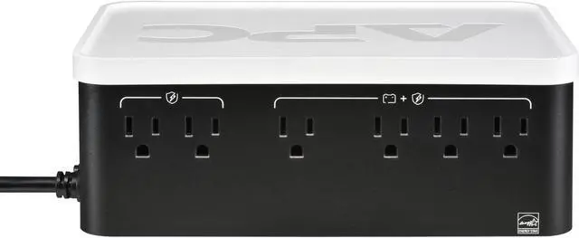 Alt view image 5 of 20 - APC BE700G3 UPSBack-UPS, 700VA/420W, Floor/Wall Mount, 120V, 6x NEMA 5-15R outlets, USB Type A + C Ports, Battery is not user replaceable - Floor/Wall Mountable - AVR - 8 Hour Recharge - 120 V Input